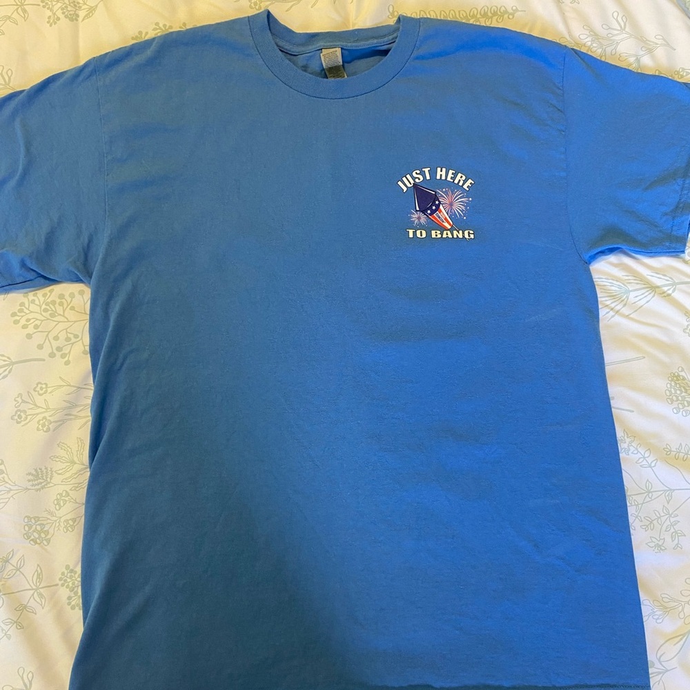 Blue Graphic Men's T-Shirt